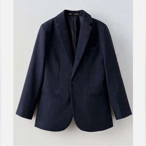 Zara Navy Blue Boys Blazer(Size 8)